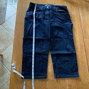 Eileen Fisher Dark Blue Super Cropped Jeans - W’s S